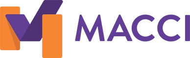 Logotipo Macci Dedetizadora e Desentupidora